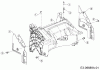 Cub Cadet CC 53 POHW 11A-PTKC603 (2016) Ersatzteile Abdeckung hinten, Holmbraketten