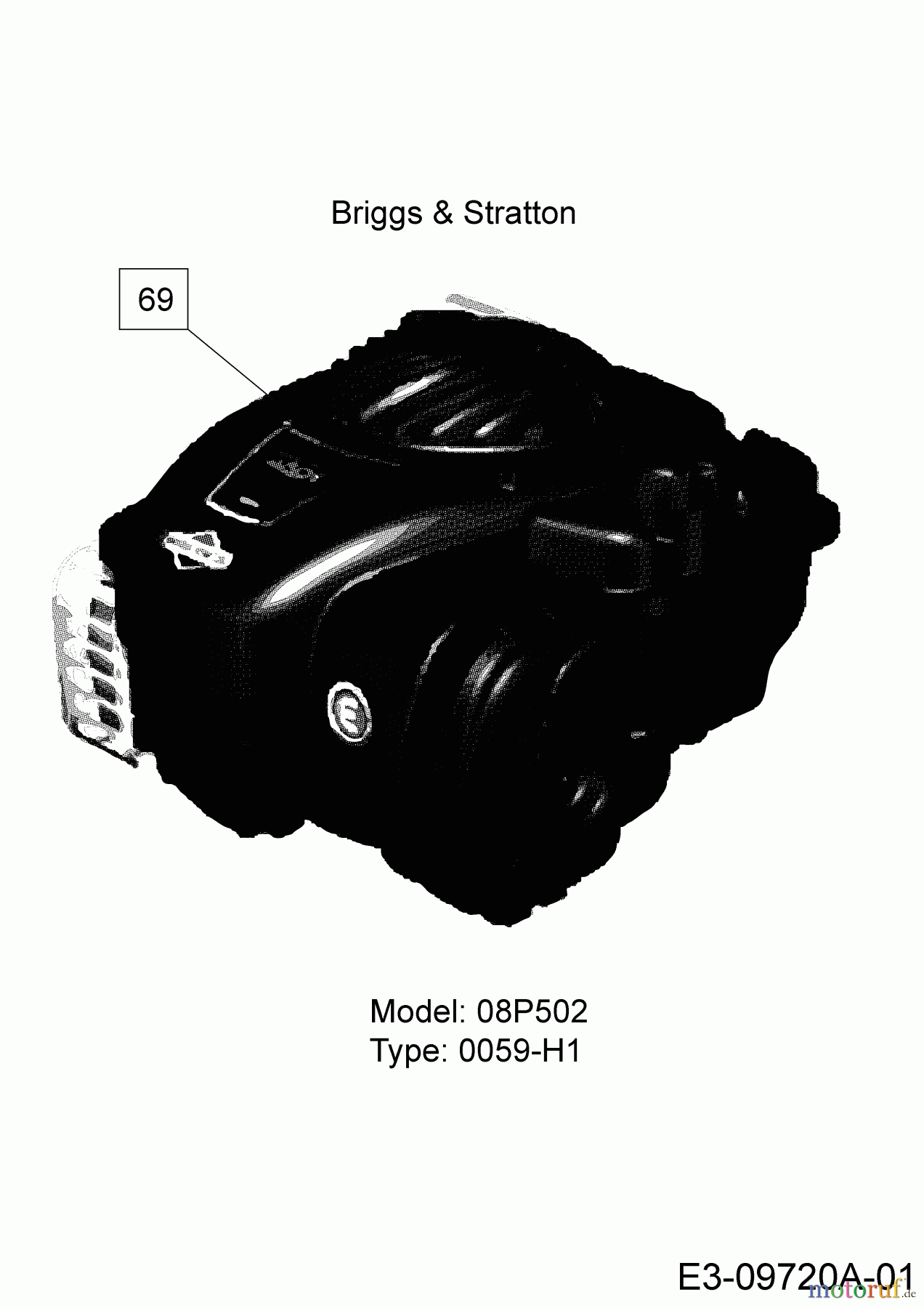 MTD Motormäher 51 BC 11D-025J600 (2017) Motor Briggs & Stratton