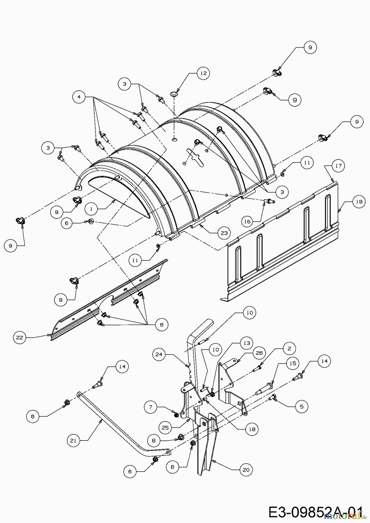  MTD Motorhacken Yard Machines 18