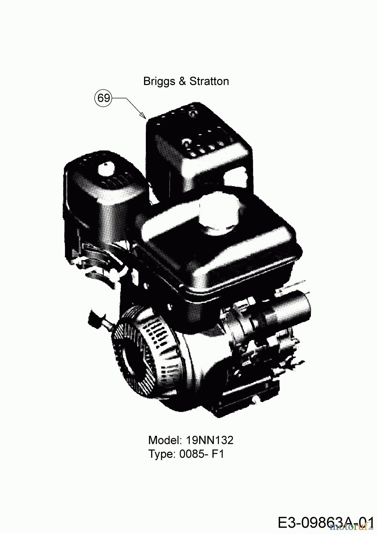 Troy-Bilt Motorhacken Horse 20