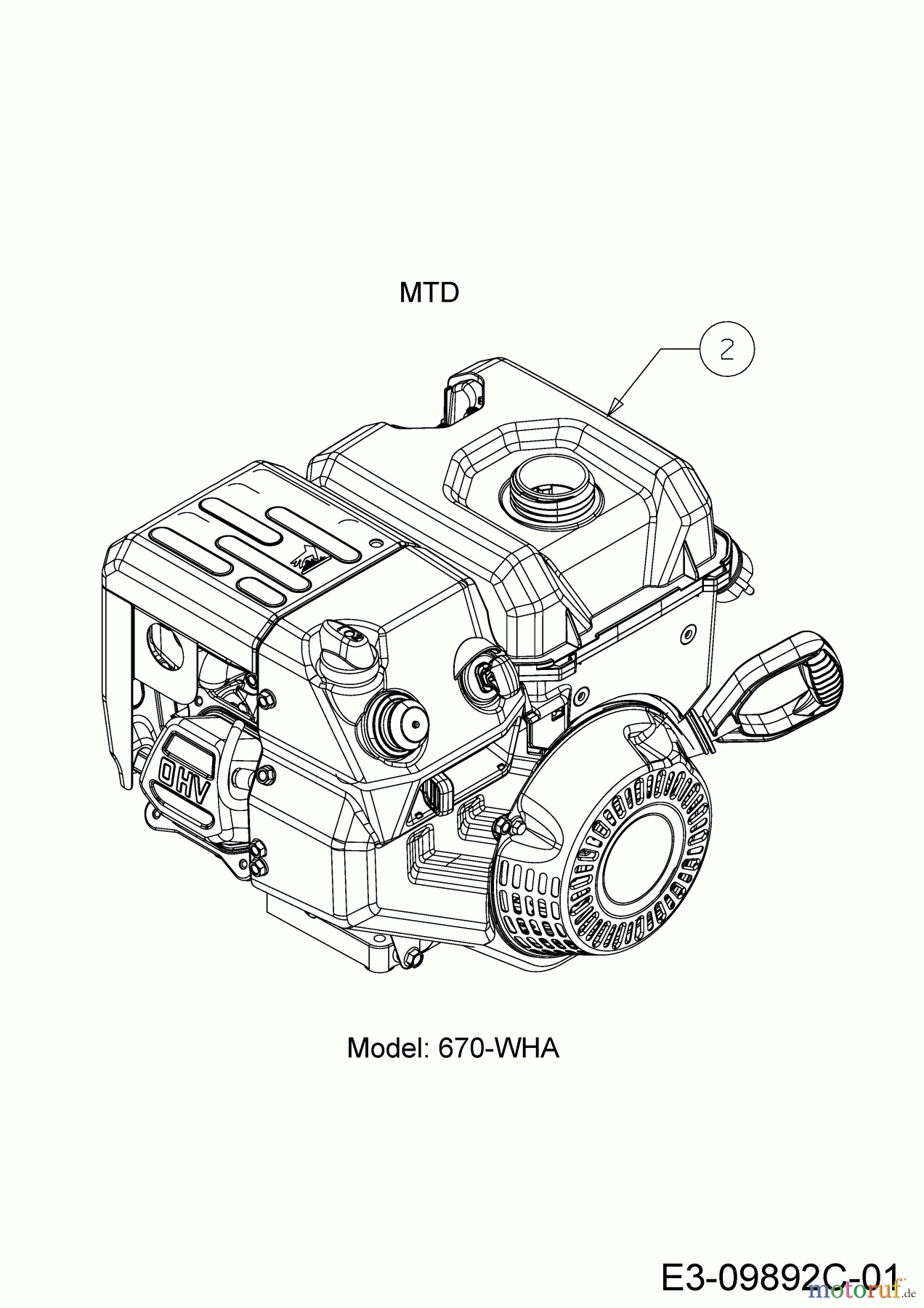 Wolf-Garten Schneefräsen SF 61 E 31AW6BF2650 (2019) Motor MTD