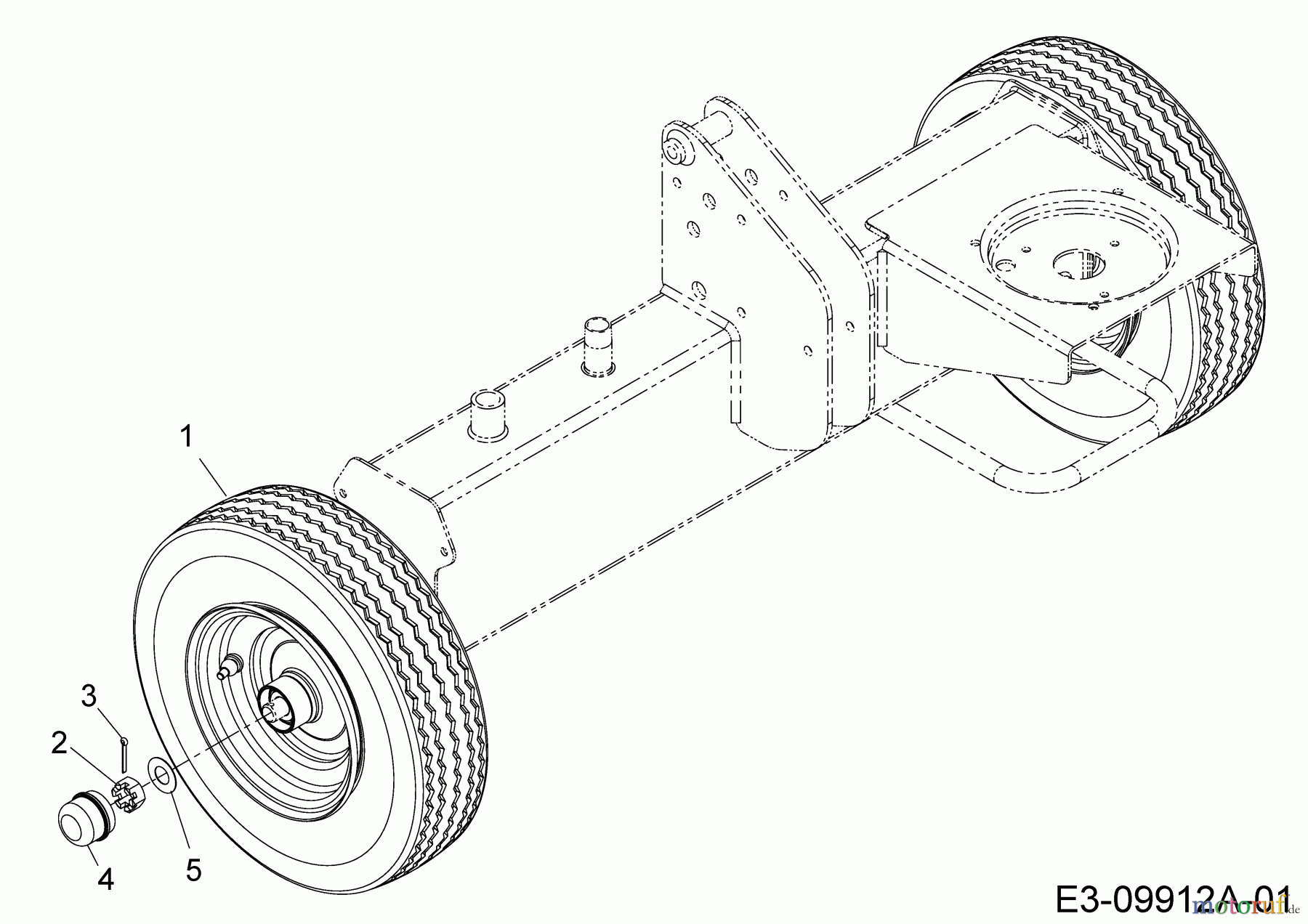 Troy-Bilt Holzspalter TB 33 LS 24BL59M5766 (2018) Räder