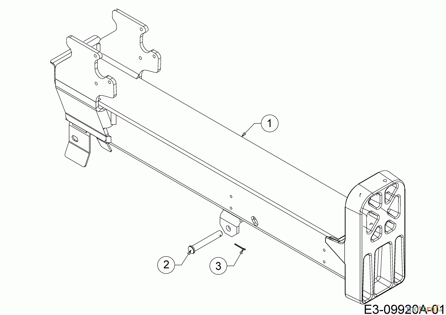 Cub Cadet Holzspalter LS 27 24BG5HM5710 (2016) Tragbalken