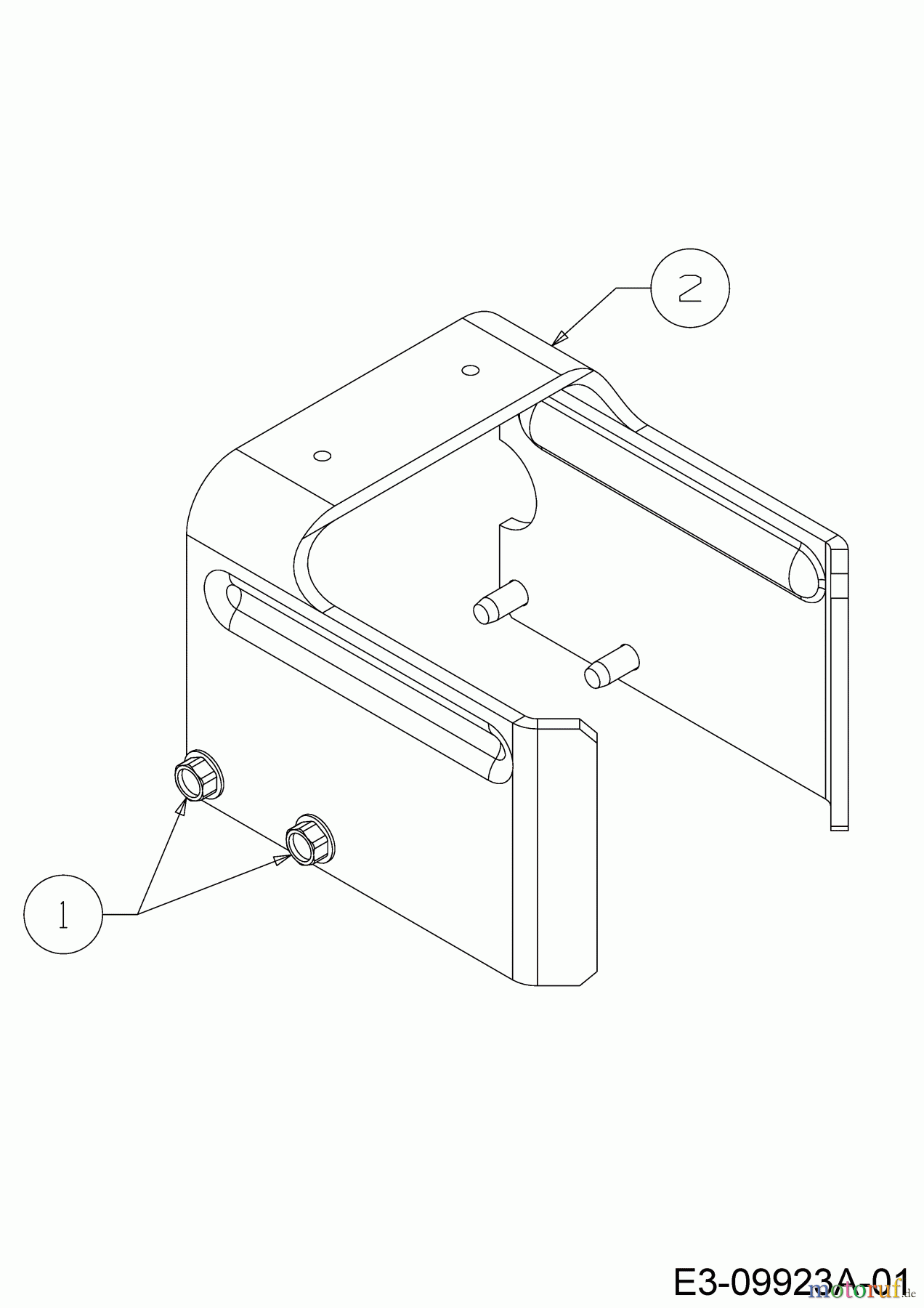 Troy-Bilt Holzspalter TB 33 LS 24BL59M5766 (2018) Spannvorrichtung