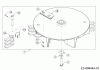 Troy-Bilt CSV 070 24A-07MP766 (2014) Ersatzteile Messerträger mit Messern