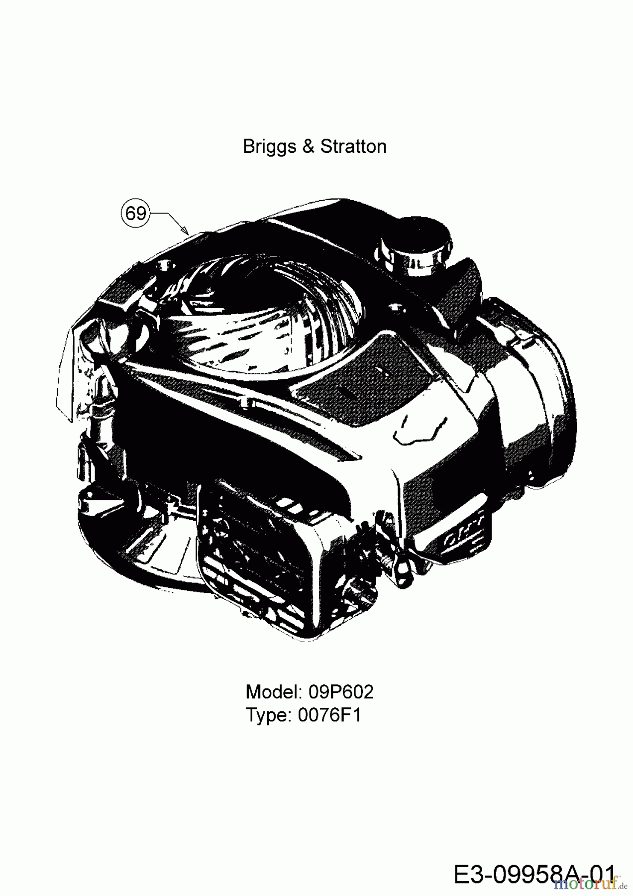 Troy-Bilt Kantenschneider TB 554 25B-554M766 (2015) Motor Briggs & Stratton