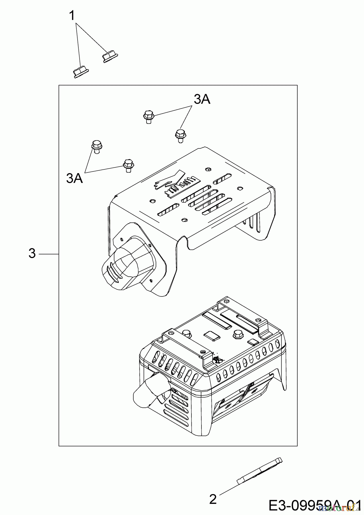 MTD-Motoren Horizontal 670-JH 752Z670-JH (2018) Auspuff