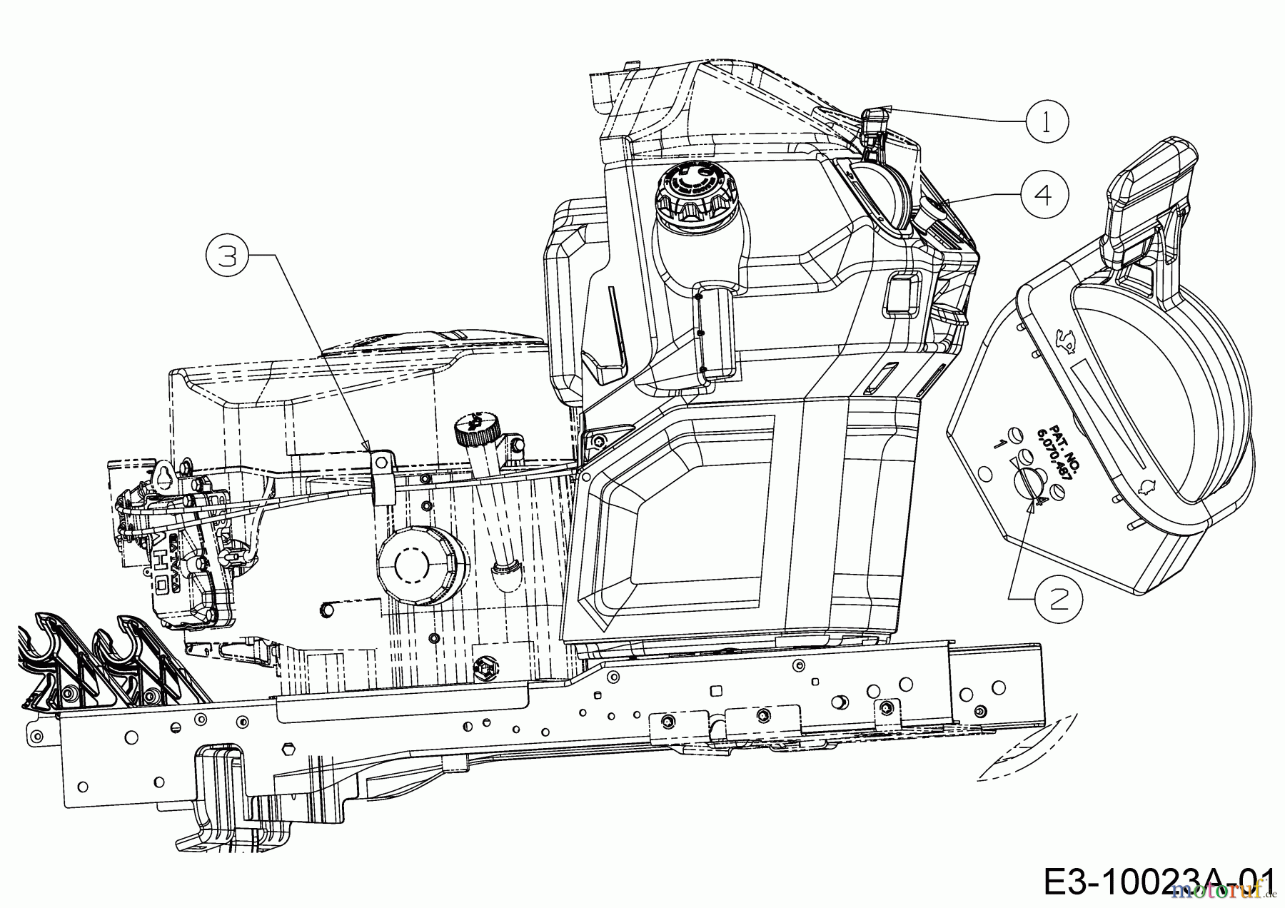 Cub Cadet Rasentraktoren XT2 QR106 13AFA1CR603 (2017) Choke- und Gaszug
