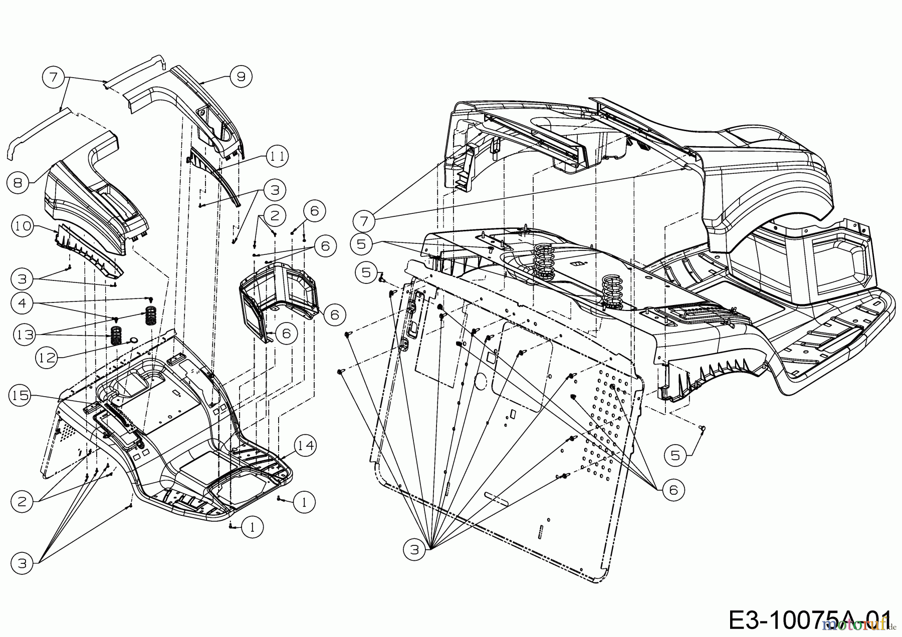 Cub Cadet Rasentraktoren XT2 QR106 13AFA1CR603 (2017) Sitzwanne