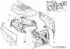 WOLF-Garten Expert 106.230 H 13AQA1VR350 (2018) Ersatzteile Motorhaube Wolf-Style