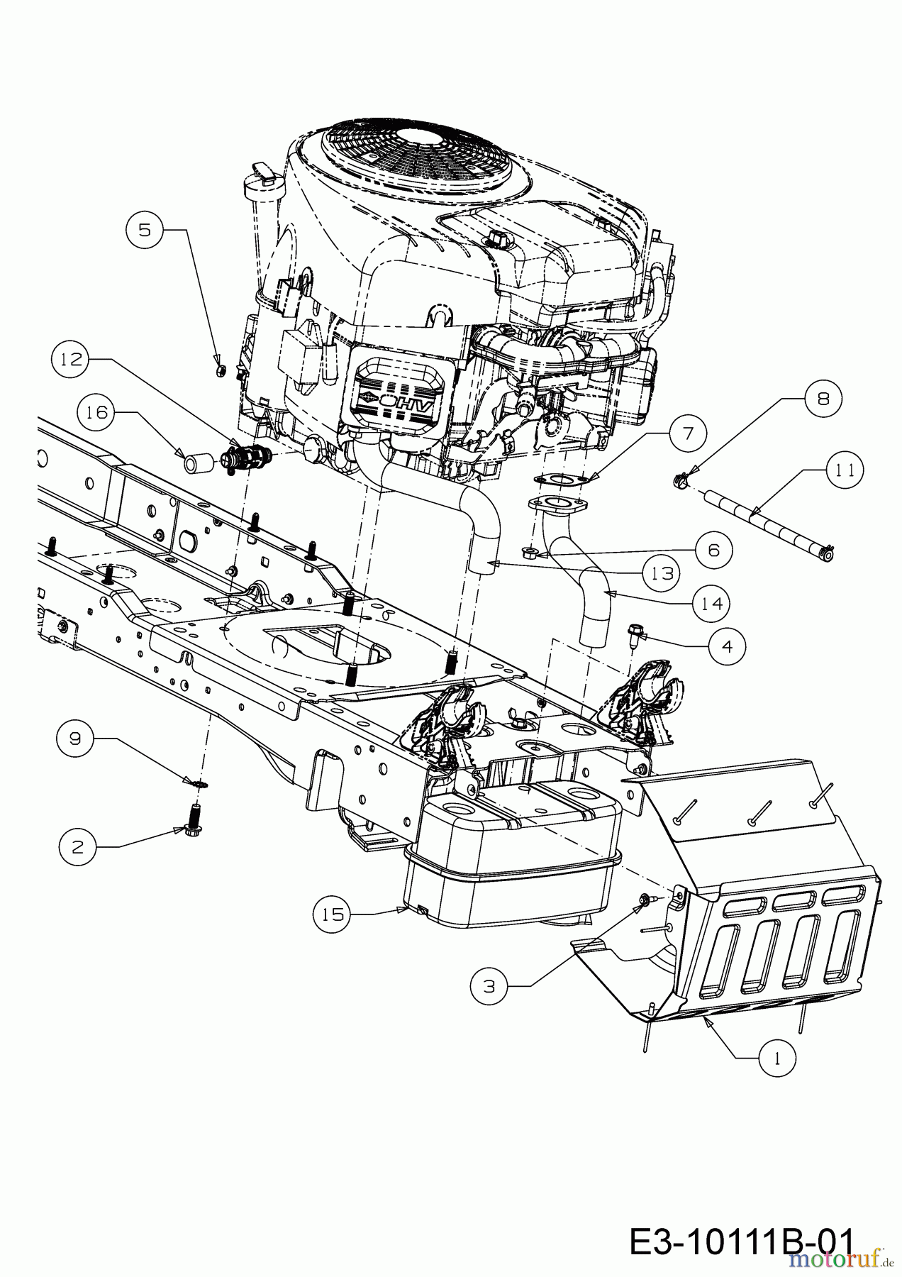 WOLF-Garten Expert Rasentraktoren 106.220 HP 13PAA1VR650  (2018) Motorzubehör