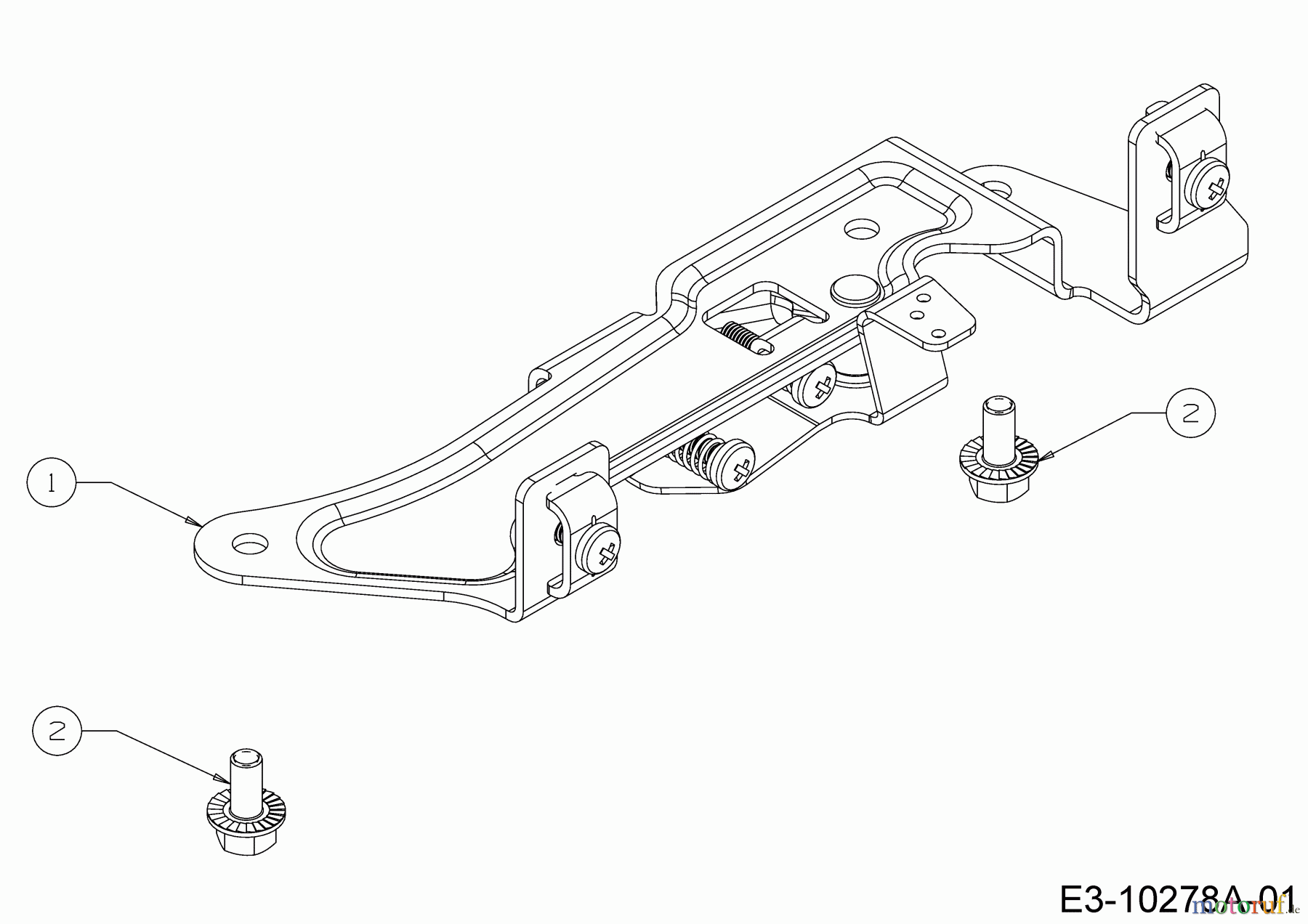 MTD-Motoren Vertikal 9Q78HUA 752Z9Q78HUA (2018) Steuerkonsole