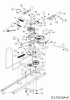 MTD Zubehör Schneefräsen für A Serie (NX 15) Seitenauswurf 19A40024100 (2018) Ersatzteile Einschaltmechanismus Antriebsspindel