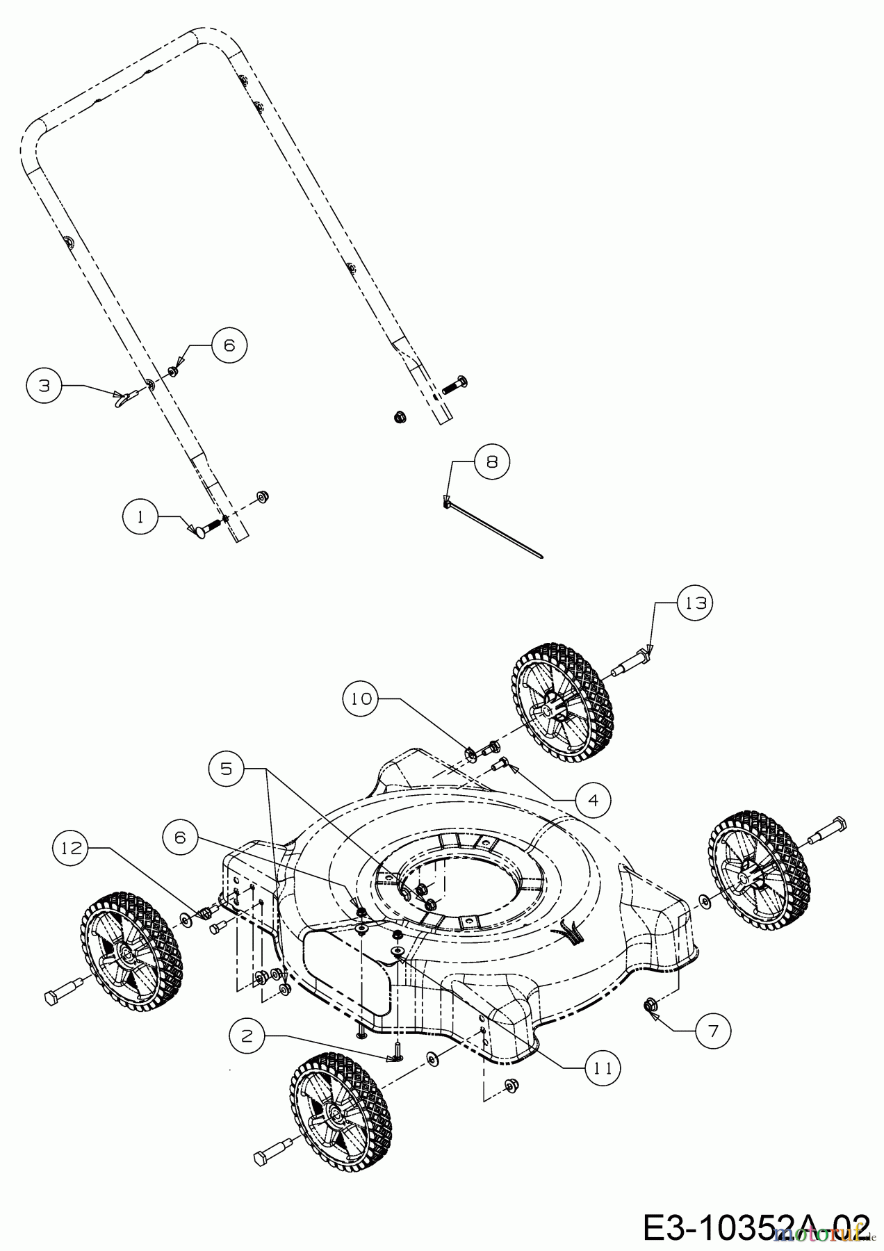 MTD Motormäher Yard Machines 20