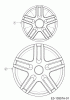 Brute 21" 12A-B2A3778 (2017) Ersatzteile Radkappen