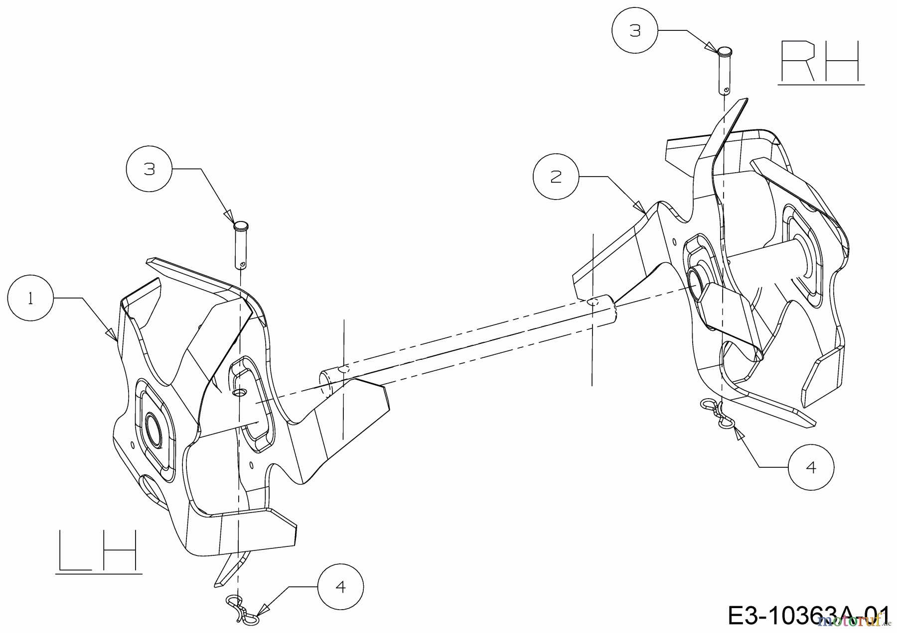 Cub Cadet Motorhacken RT 35 21A-62M8710 (2017) Hacksterne