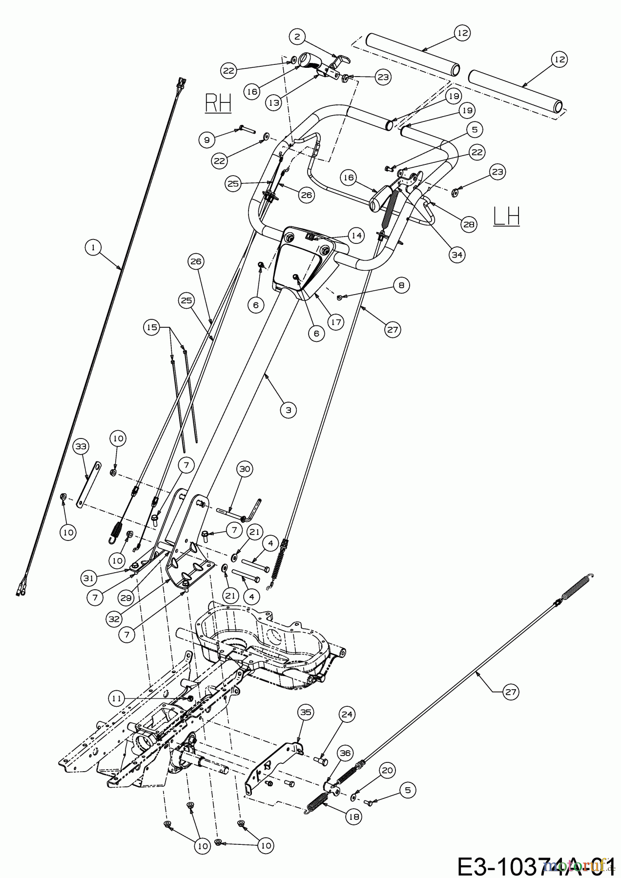 Cub Cadet Motorhacken VT 100 21A-70M8710 (2017) Holm