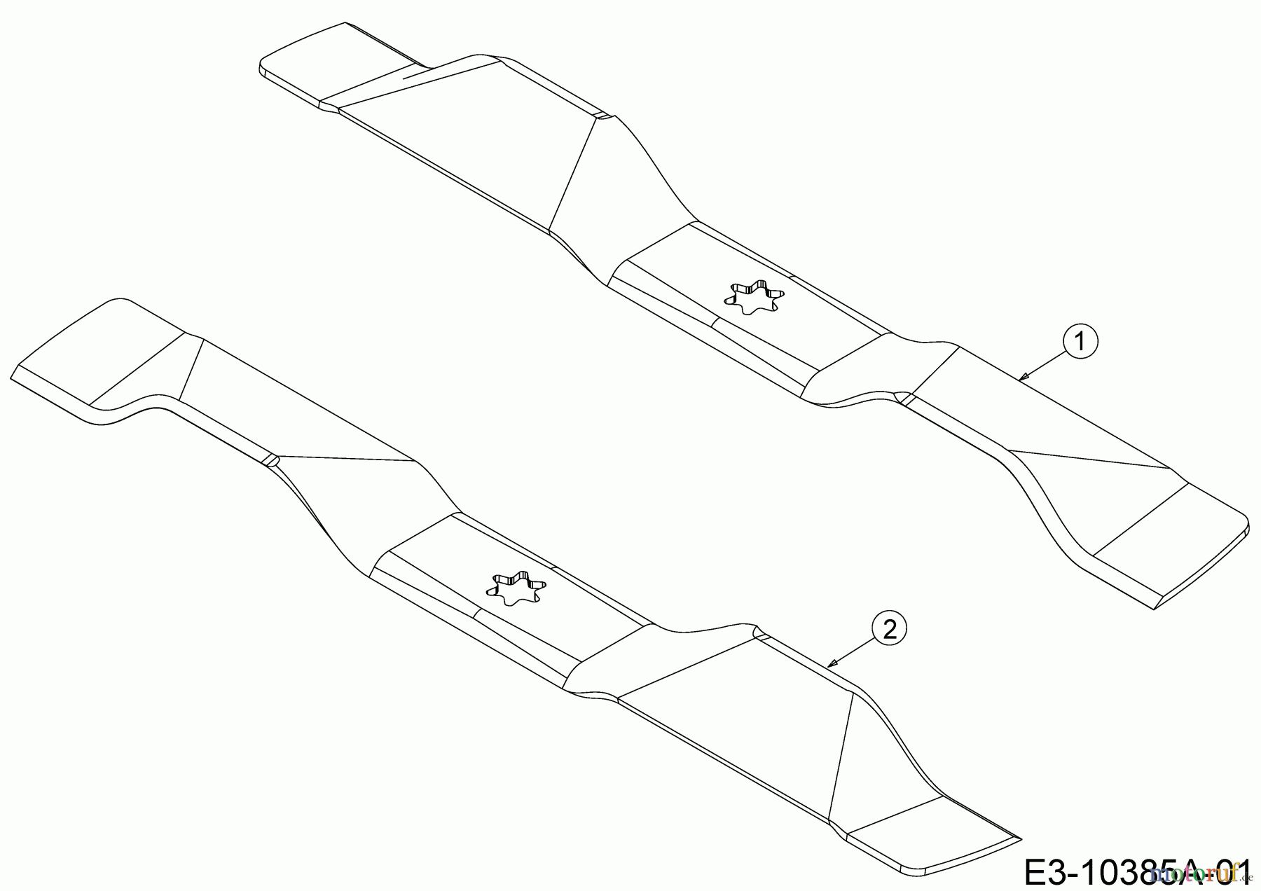 MTD Zubehör Zubehör Garten- und Rasentraktoren Mulchmesser für A Serie (NX-15) mit Mähwerk R 196-560-000 (2018) Mulchmesser