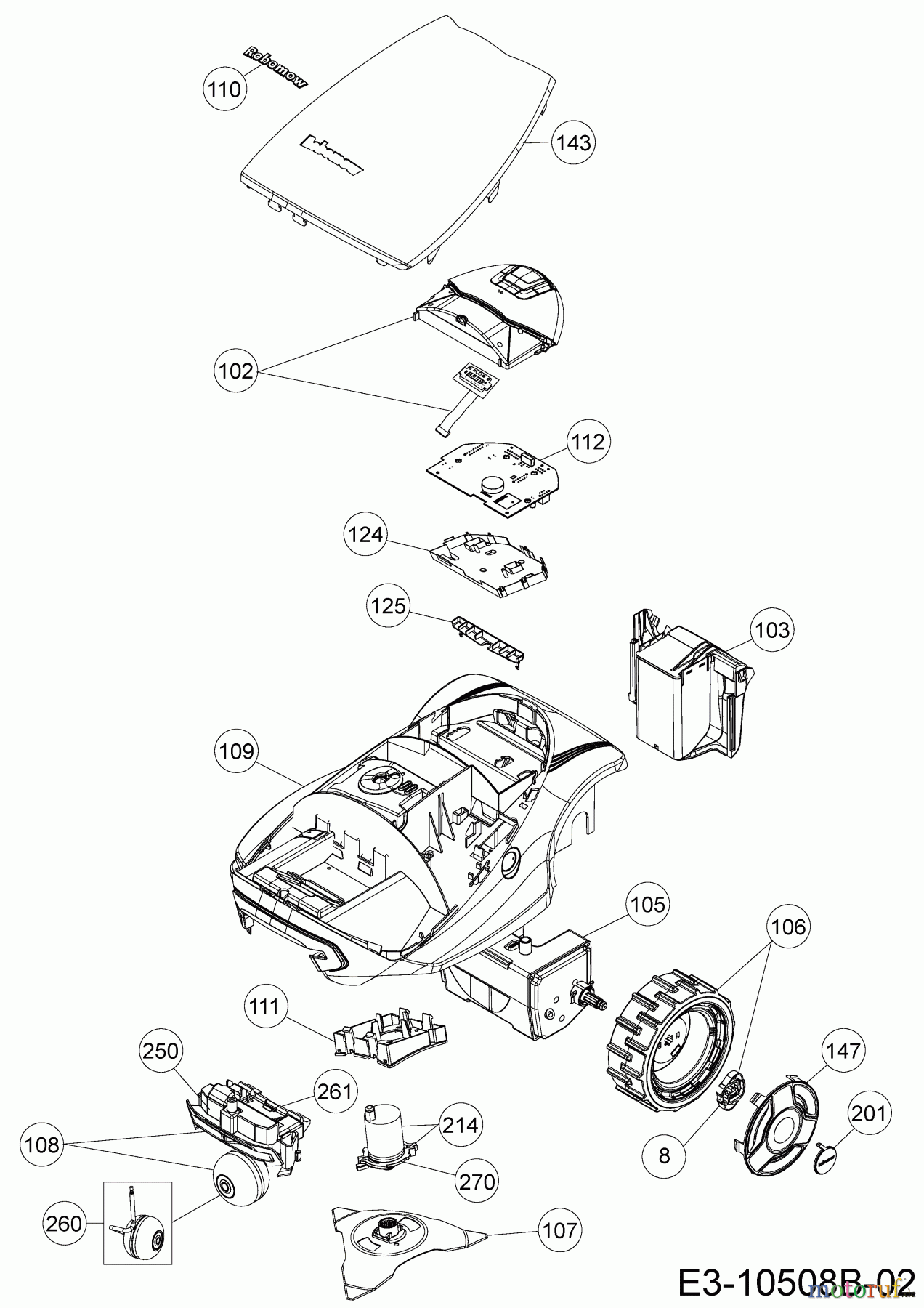Robomow Mähroboter MC1000 PRD7012Y (2015) Grundgerät