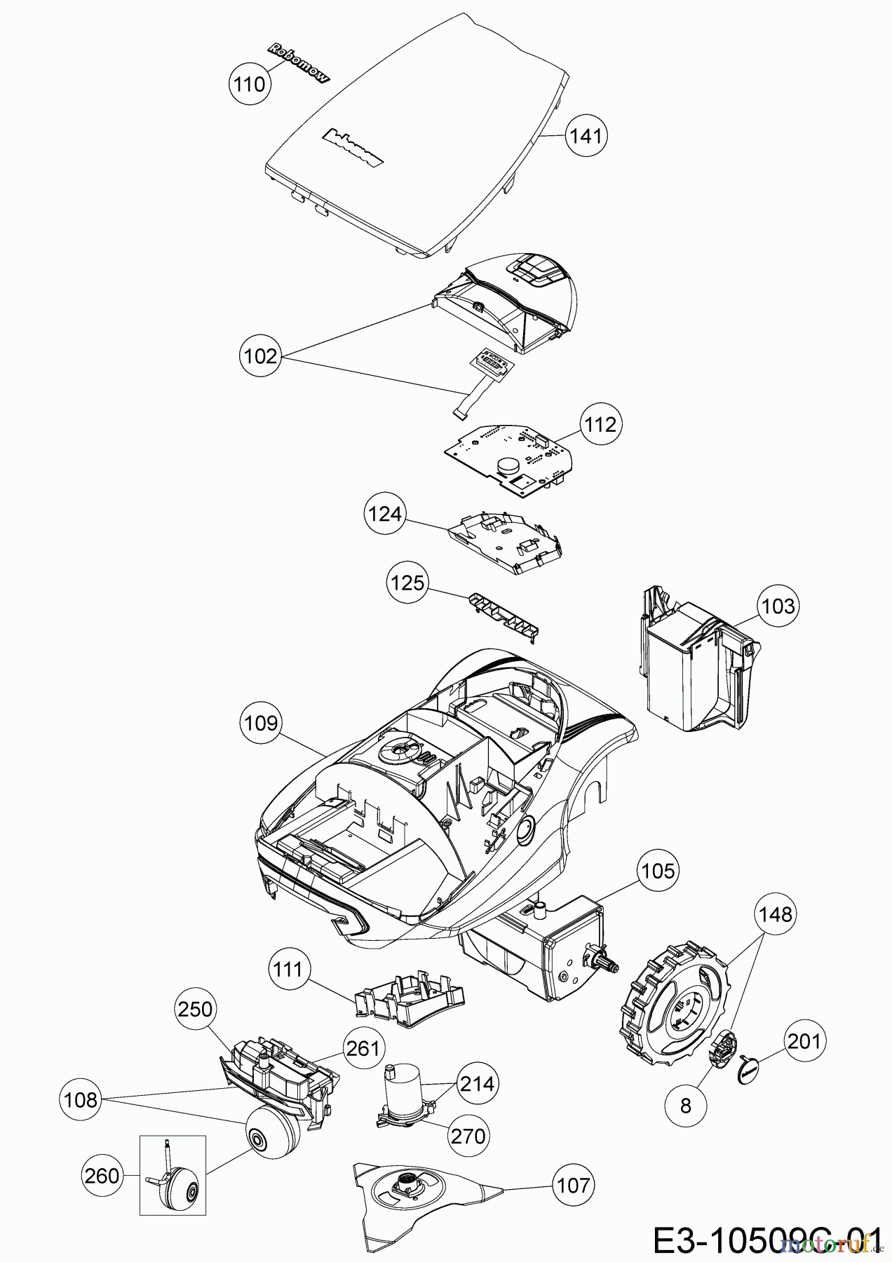 Robomow Mähroboter MC400 (Black) PRD7004P2 (2016) Grundgerät