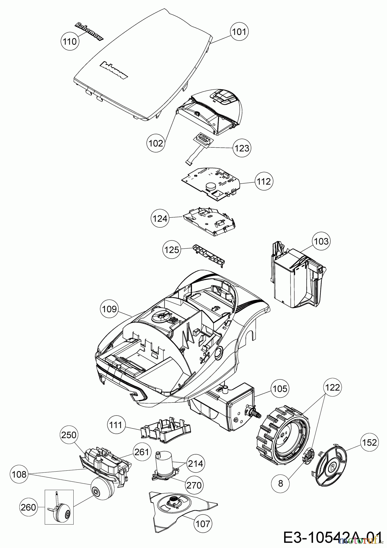 Robomow Mähroboter RC308U 22ACDAAA619 (2018) Grundgerät