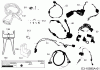 Robomow RS630 USA PRD6000 (2013) Ersatzteile Kabel, Kabelanschluß, Regensensor, Werkzeug