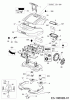 Robomow RS615U (White) 22ASBW-A619 (2018) Ersatzteile Elektromotore, Gehäuse, Messer, Räder