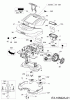 Robomow RS625U (Black) PRD6200YB (2017) Ersatzteile Elektromotore, Gehäuse, Messer, Räder