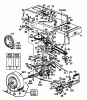 Edenparc B 145107 13AP675G608 (1999) Ersatzteile Fahrantrieb, Motorkeilriemenscheibe, Pedal, Räder hinten