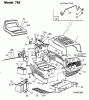 MTD 1 B 145 13AM765N606 (1997) Ersatzteile Armaturenbrett, Motorhaube, Sitzwanne