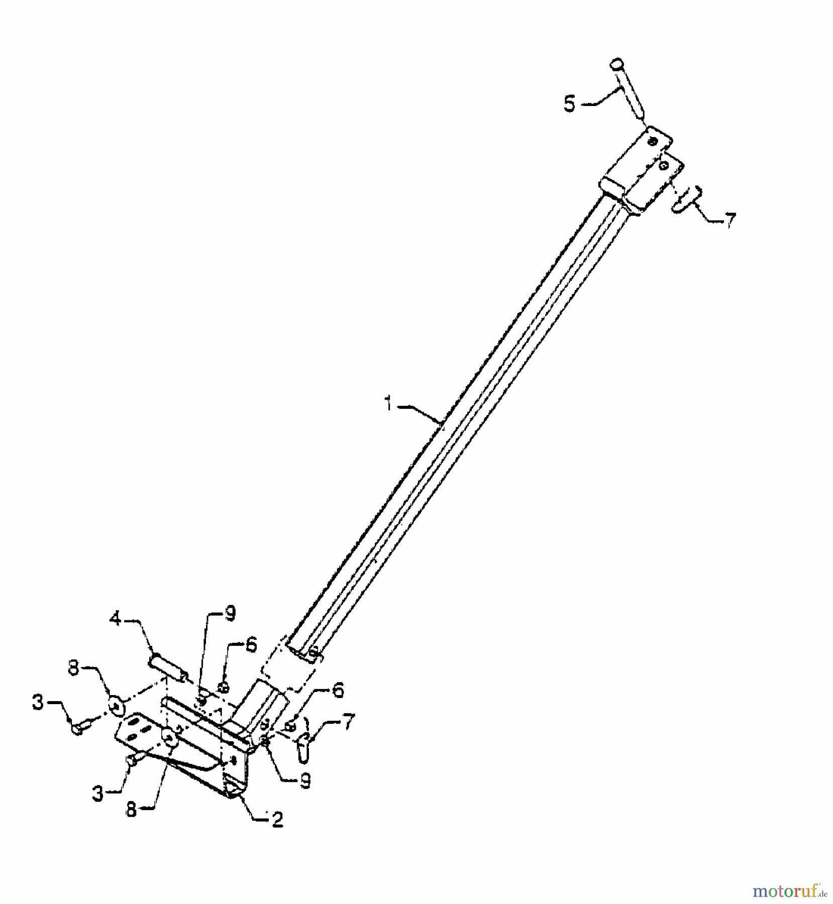 MTD Zubehör Zubehör handgeführte Geräte Zugstange 010 290-010-000 (2001) Grundgerät