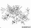 MTD E 740 F 317E740F000 (1997) Ersatzteile Fahrantrieb