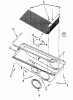 MTD Zubehör Grasfangvorrichtung für 600 Serie Kastenrahmen mit Mähwerk F (38"/96cm) 190-064-611 (2001) Ersatzteile Grasfangsackdeckel