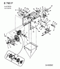 MTD E 740 F 31BT740F678 (2003) Ersatzteile Fahrantrieb