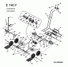MTD E 740 F 31BT740F678 (2003) Ersatzteile Raupenantrieb