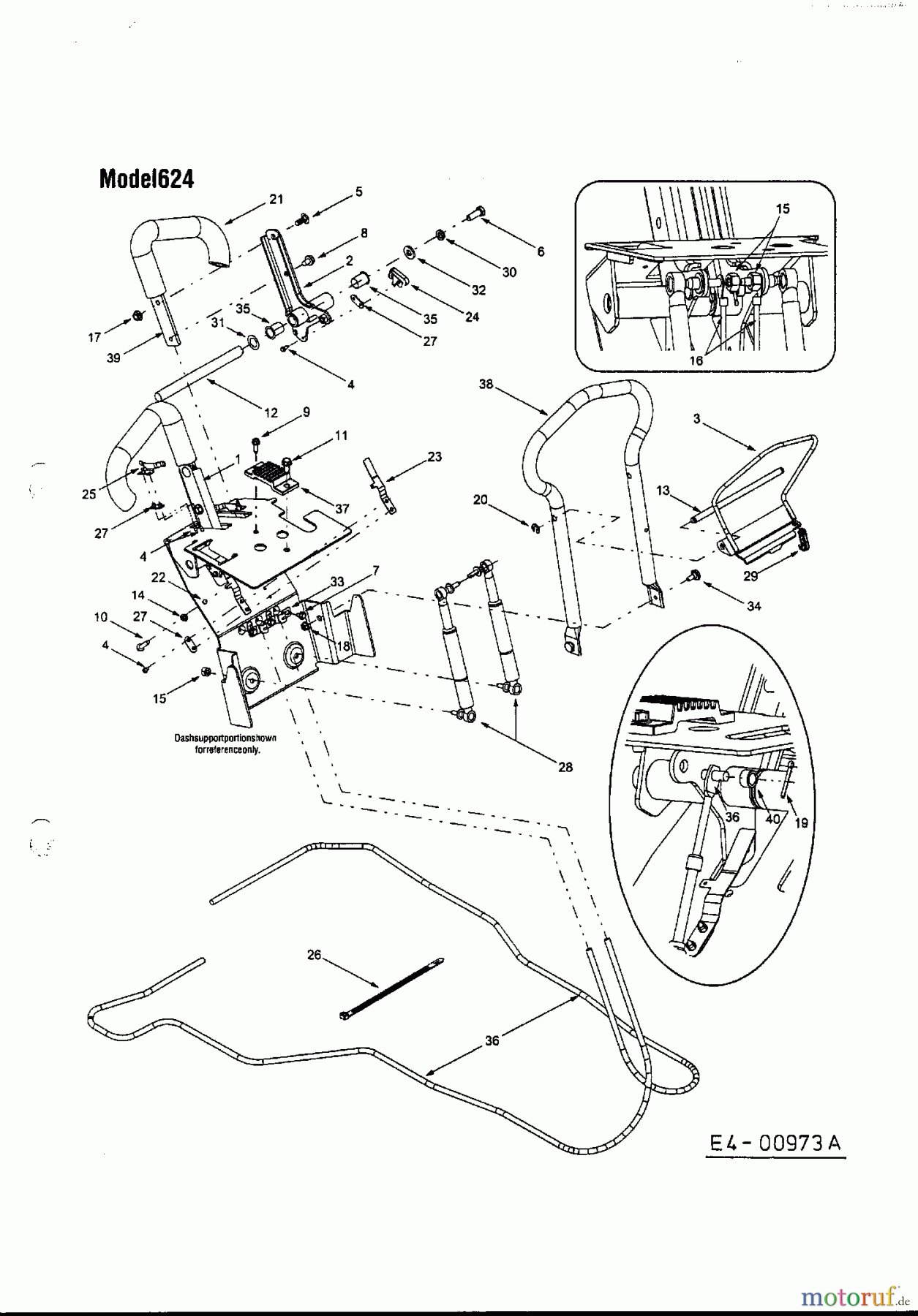 Yard-Man Rasentraktoren ZG 6170 13AD624G643 (2002) Lenkung
