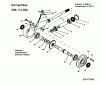 MTD Zubehör Schneefräse 70 cm für G 900 H 596-112-690 (2005) Ersatzteile Getriebe