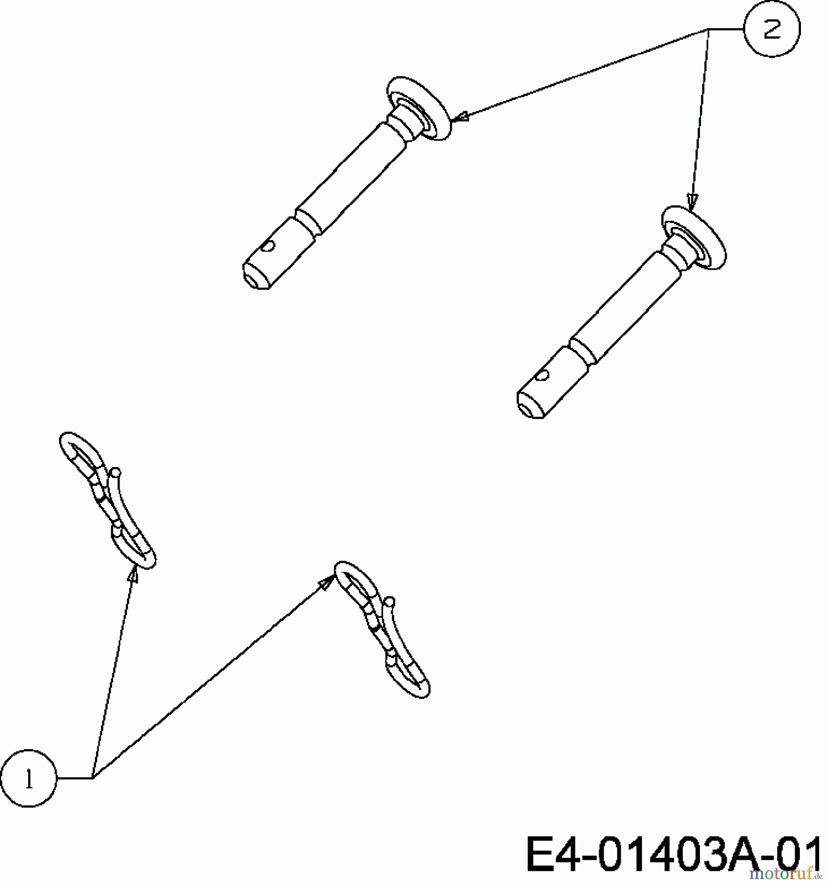 Wolf-Garten Schneefräsen Expert 84110 31AY95SV650 (2013) Abscherbolzen