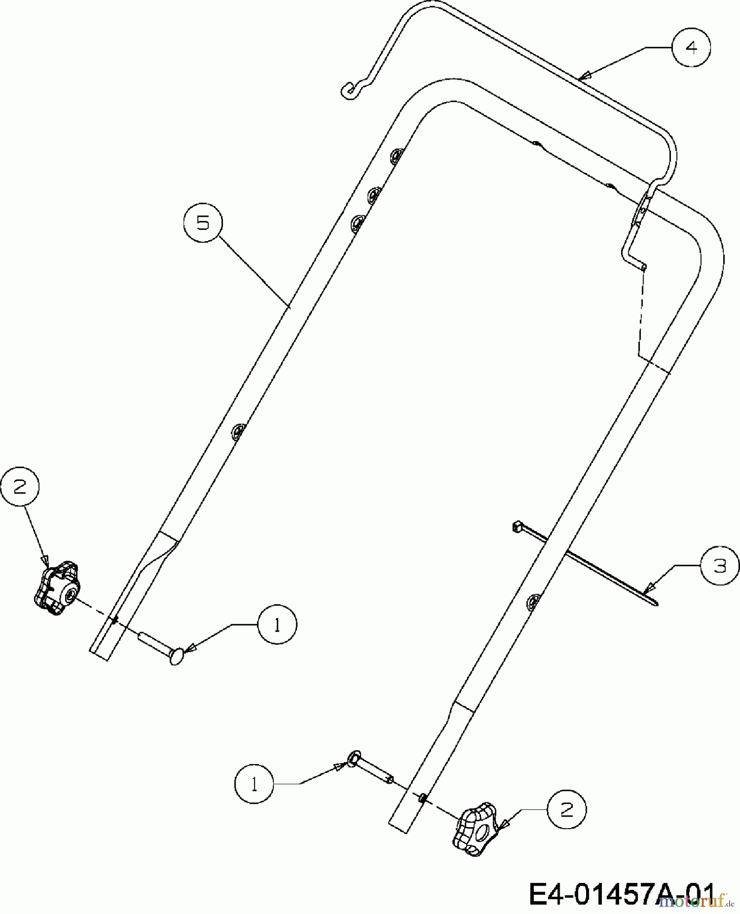 MTD Schneefräsen 140 M 31A-2MO-678 (2007) Holm