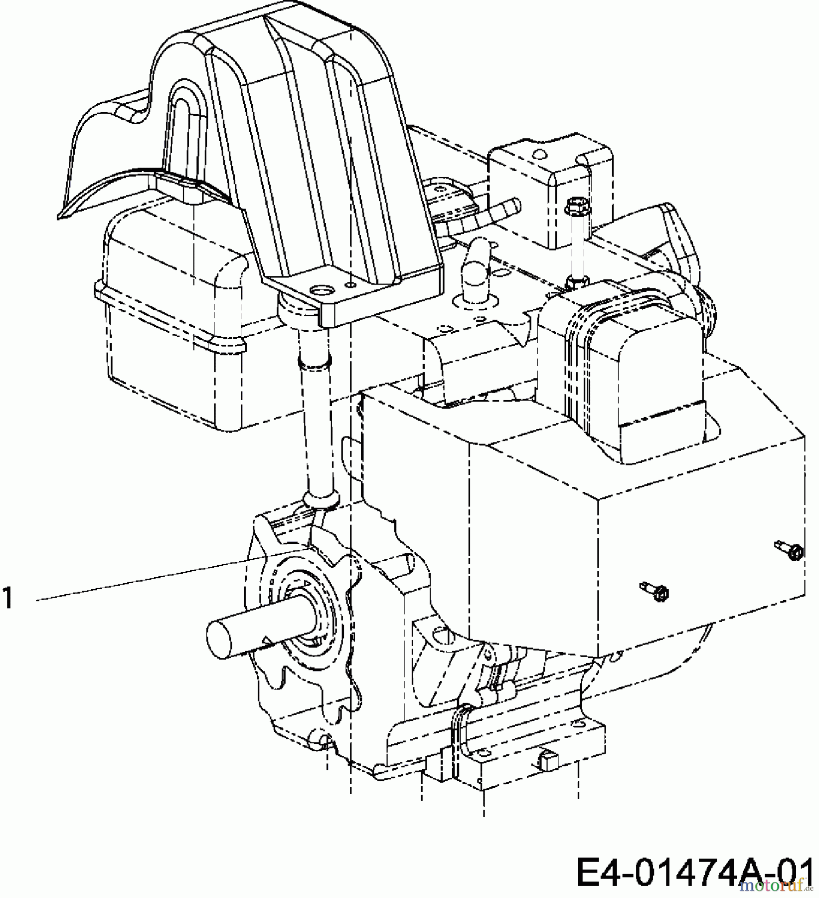  MTD Schneefräsen 611 D 31A-6TCD678  (2007) Motor