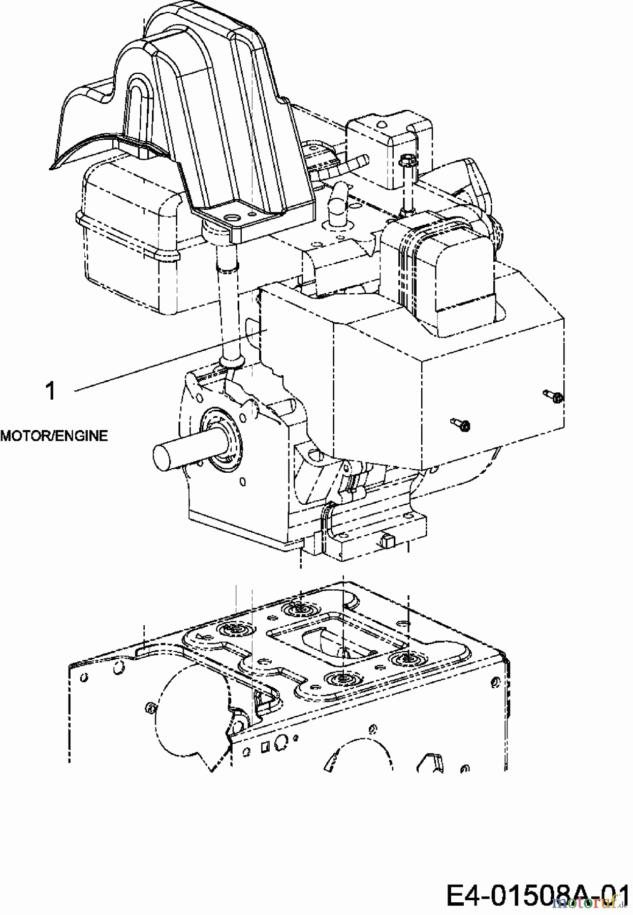 Troy-Bilt Schneefräsen POLAR 10071 31AV6RLO609 (2007) Motor