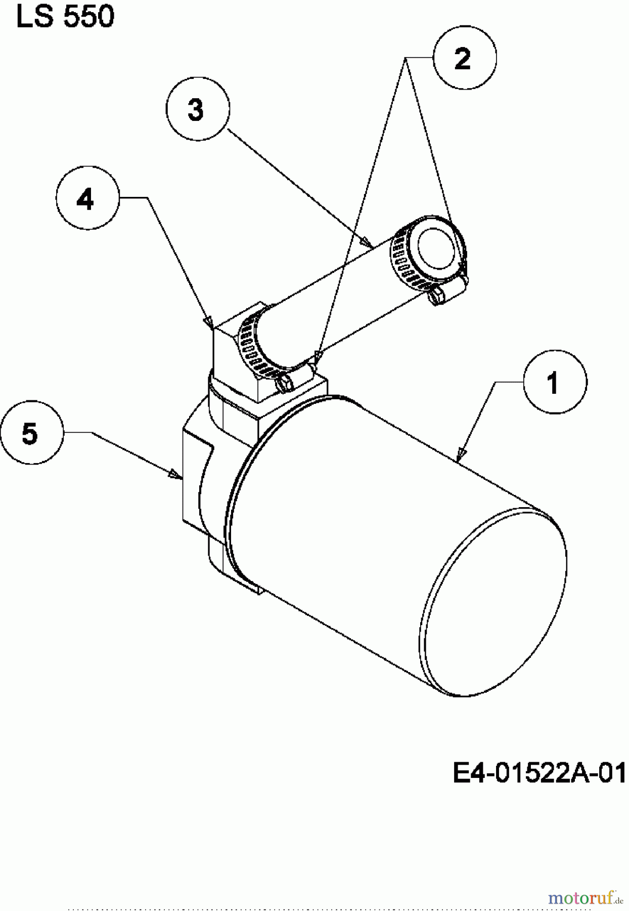  MTD Holzspalter LS 550 24AF550C678  (2007) Ölfilter