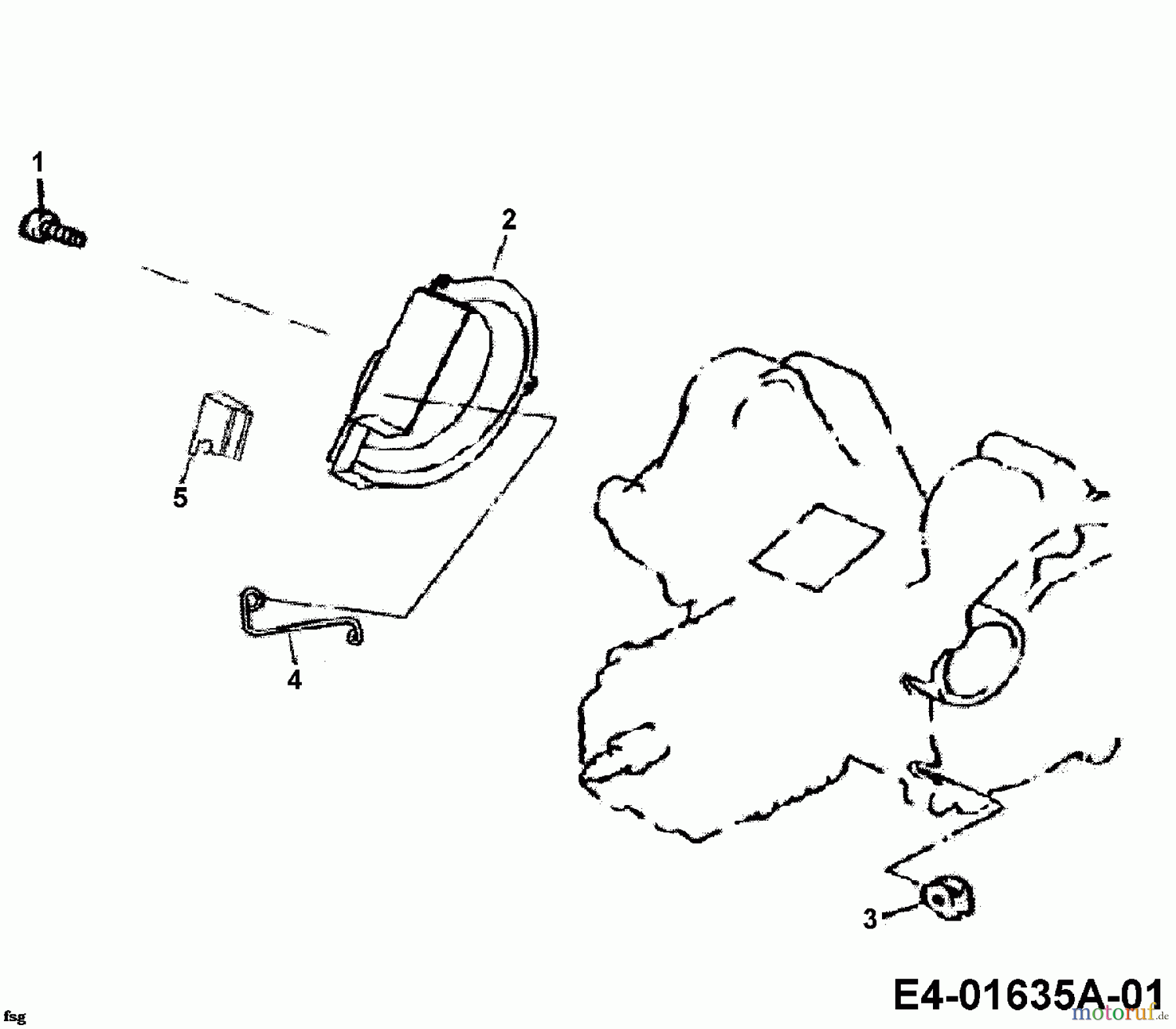 Cub Cadet Quads Miniquad 50 36AA101-603 (2006) Abdeckung Schwungrad