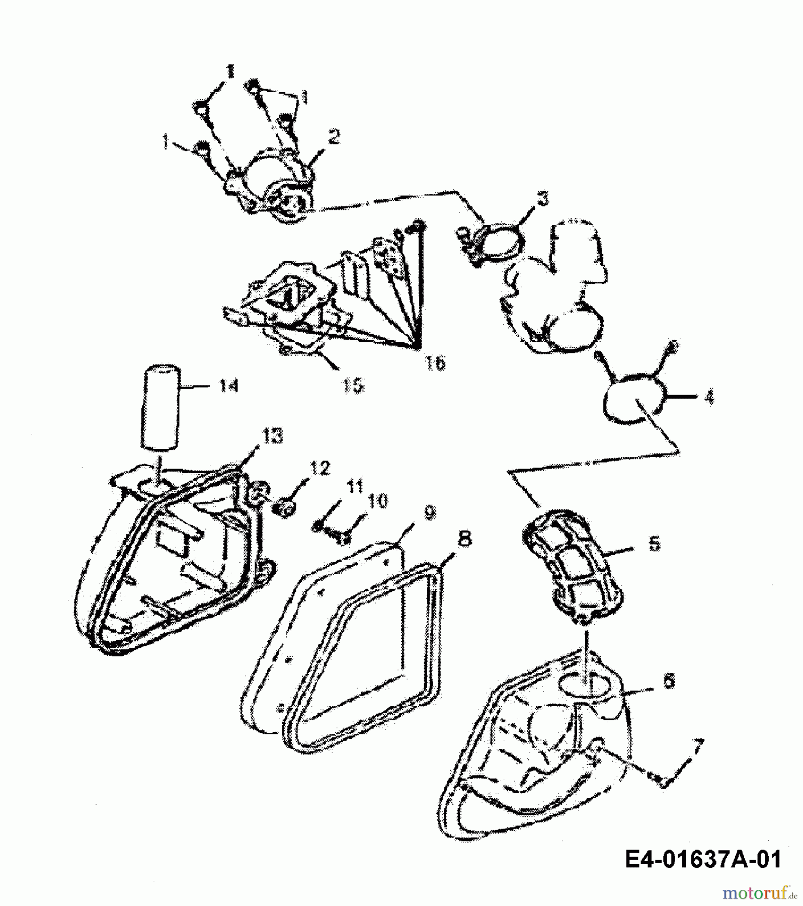 Cub Cadet Quads Miniquad 50 36AA101-603 (2006) Luftfilter