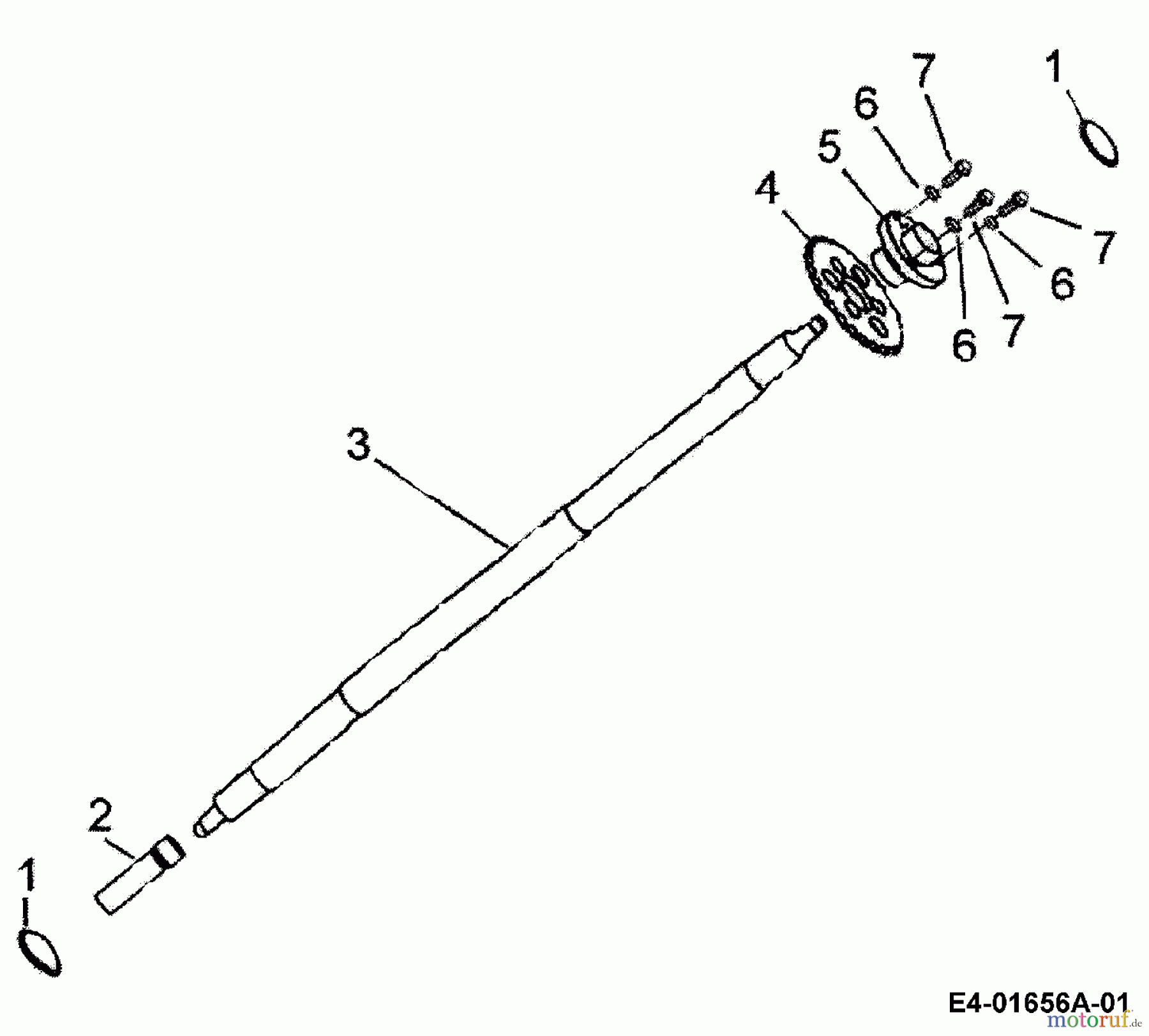 Cub Cadet Quads Miniquad 50 36AA101-603 (2006) Antriebsachse, Ritzel