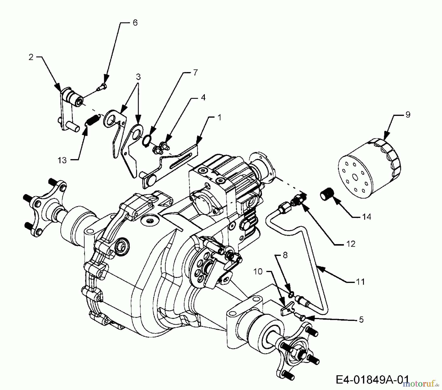  Cub Cadet Rasentraktoren HDS 2205 13A-2D7-603  (2006) Ölfilter