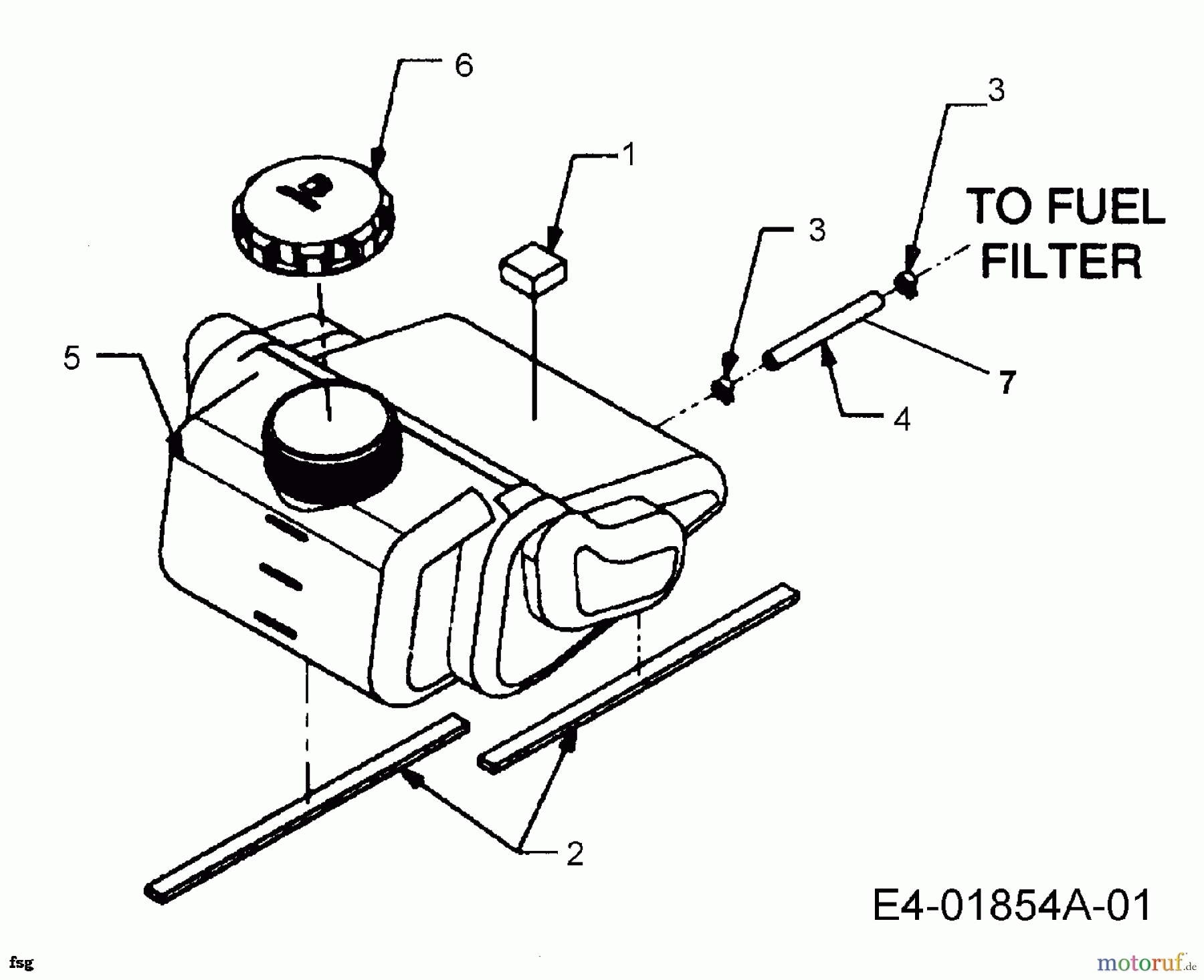  Cub Cadet Rasentraktoren HDS 2205 13A-2D7-603  (2005) Tank