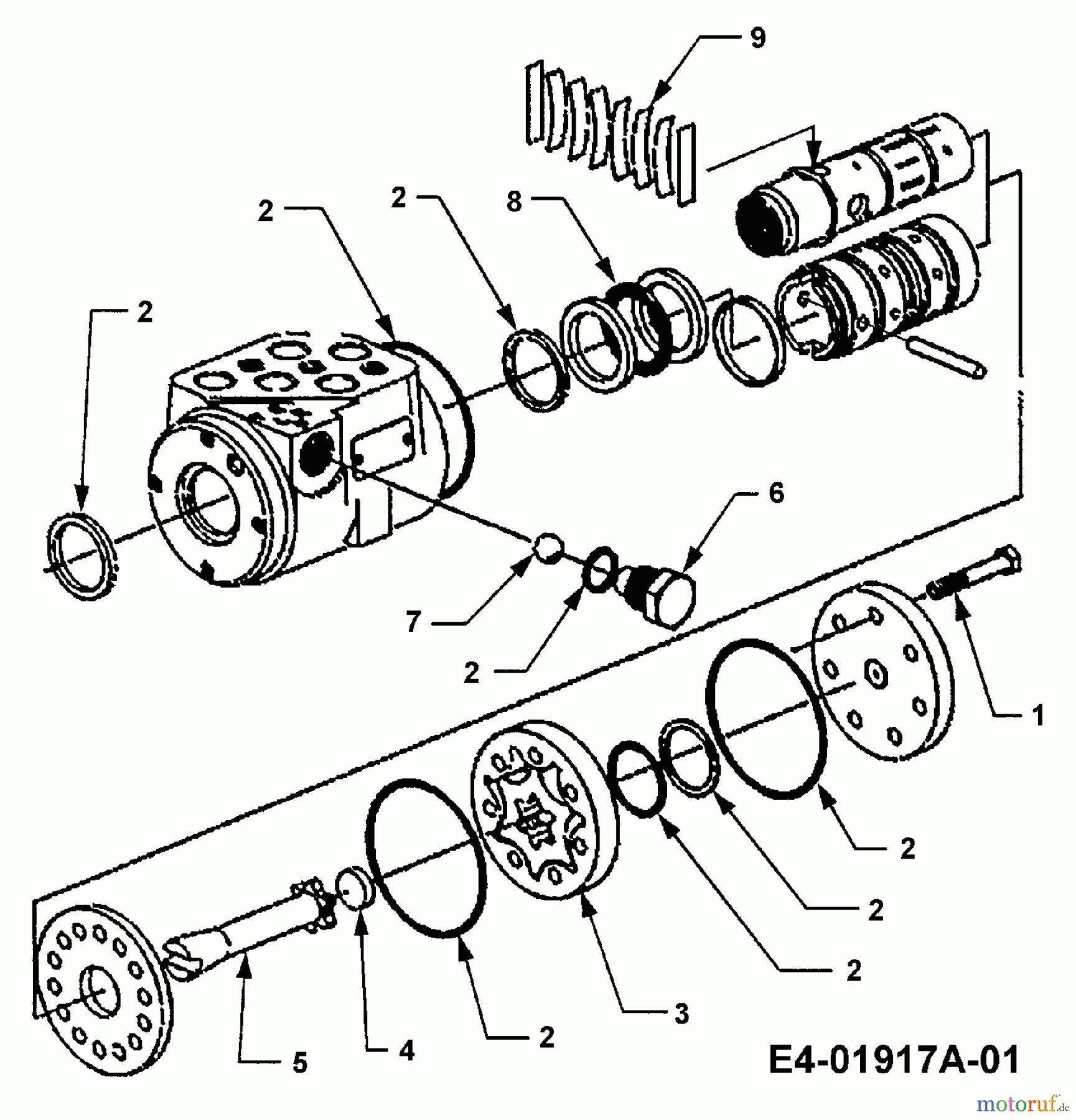  Cub Cadet Gartentraktoren HDS 3235 14B-692-603  (2005) Hydraulikpumpe Lenkung