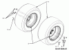 Cub Cadet HDS 3235 14B-692-603 (2005) Ersatzteile Räder hinten 24x11