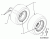 Cub Cadet HDS 3235 14A-672-603 (2003) Ersatzteile Räder hinten